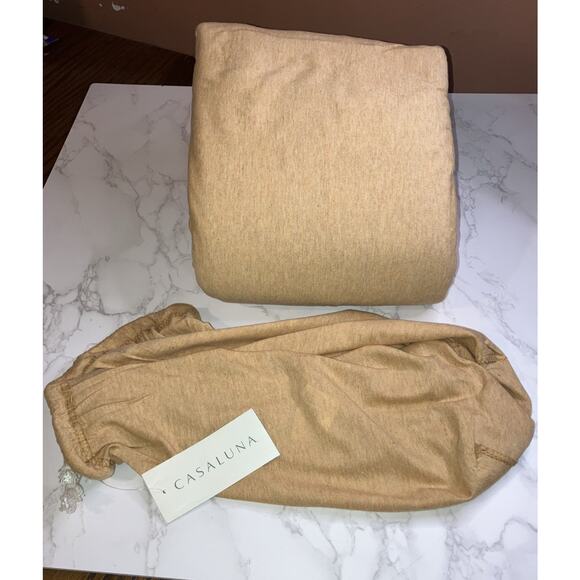 Casaluna Cotton California King Flat Sheet Bronze to 18" Deep BRAND NEW - Picture 1 of 5